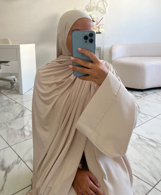 Hijab Liquid Jersey ( vanille )