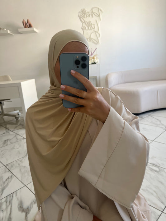 Hijab Liquid Jersey (beige)