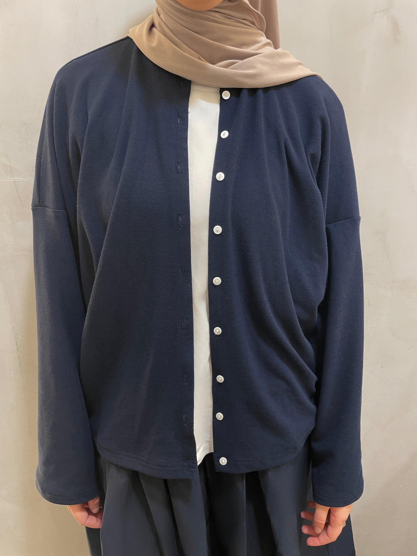 Cardigan col rond